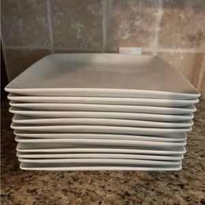 Target White Square Dinner Plates